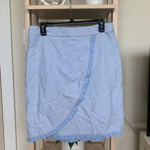 JCrew Ruffle Pencil Skirt